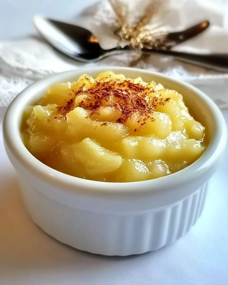 Compote de Pommes or French Applesauce