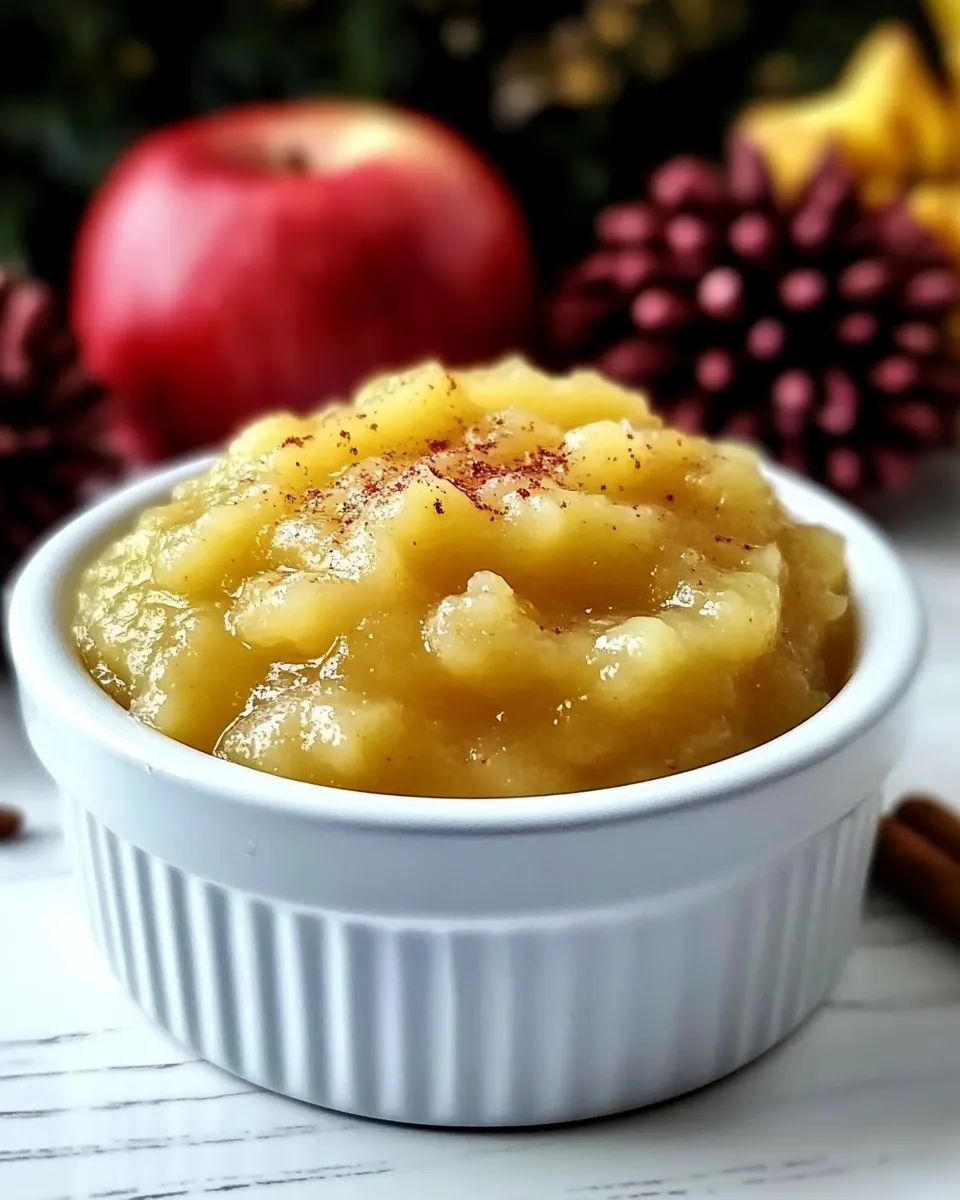 Compote de Pommes or French Applesauce