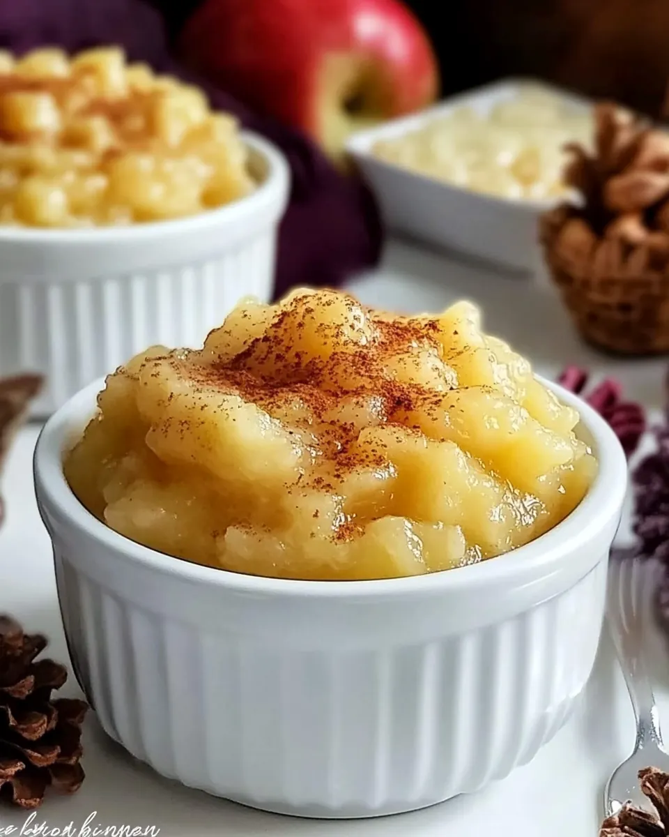Compote de Pommes or French Applesauce