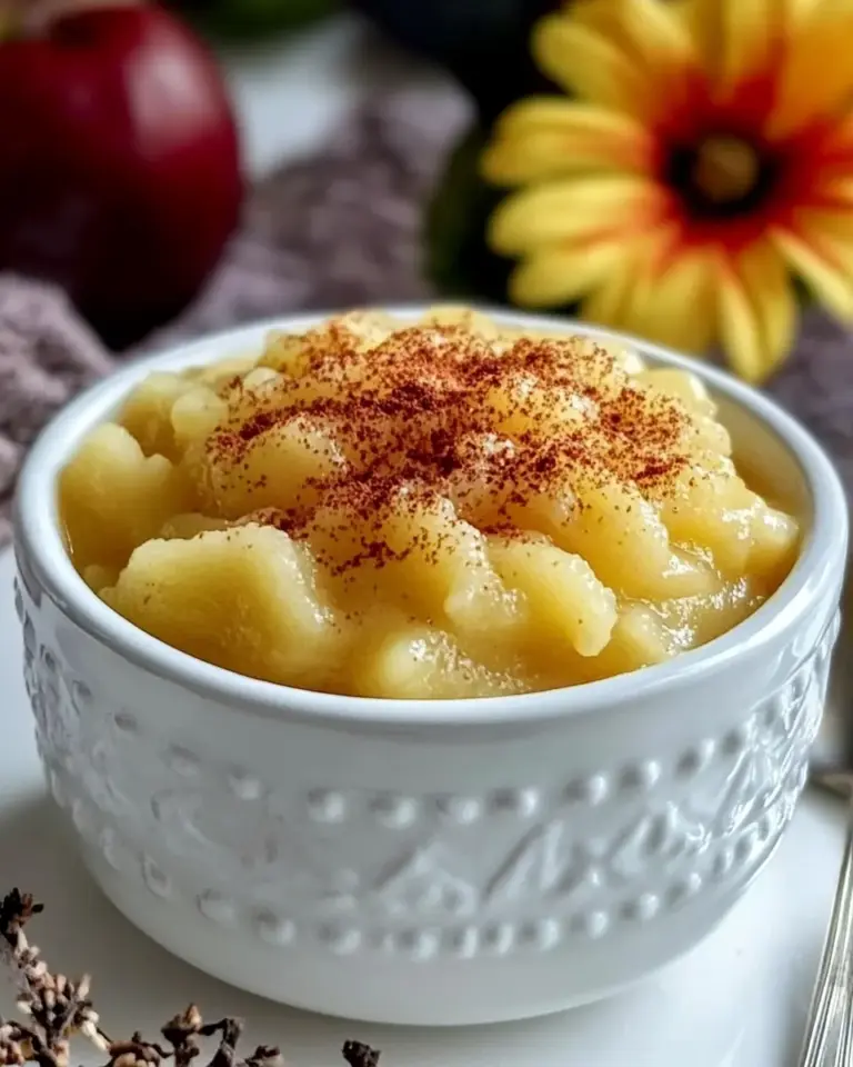 Compote de Pommes or French Applesauce