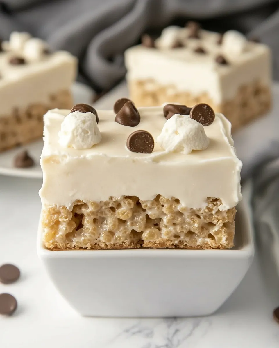 Cookie Dough Rice Krispie Treats