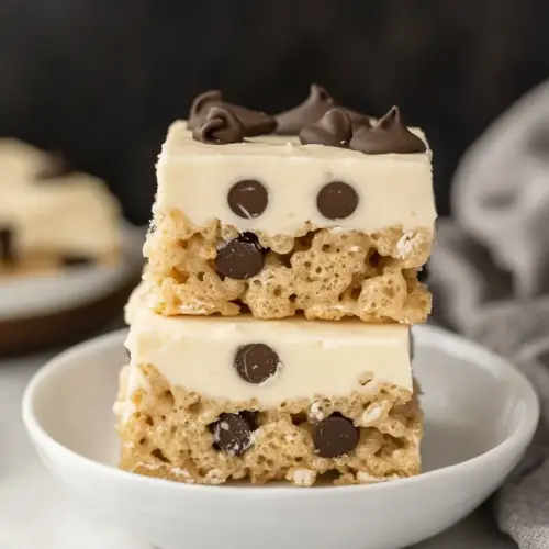 Cookie Dough Rice Krispie Treats