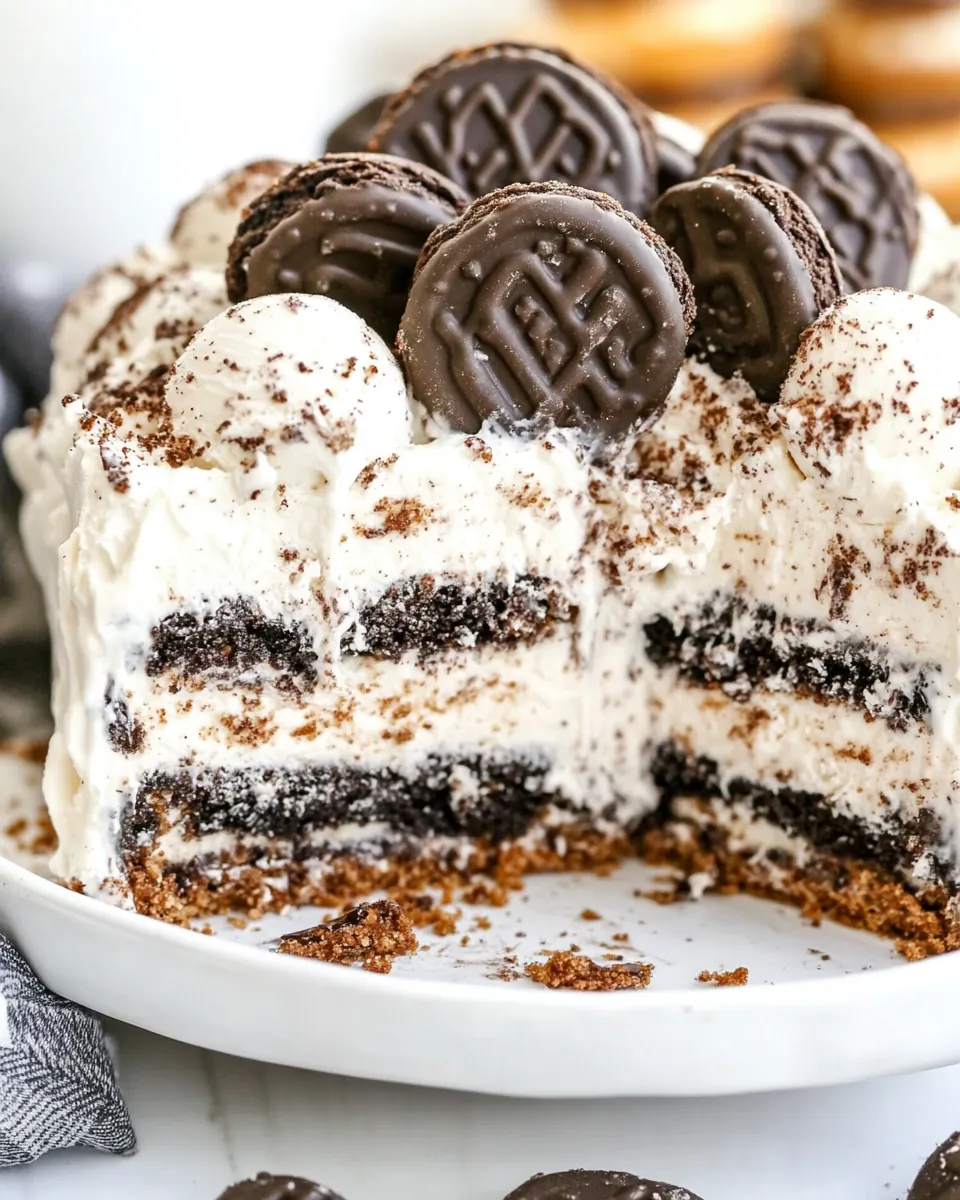 Cookies And Cream Ice Cream Cake