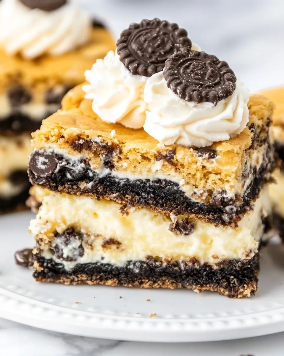 Cookies and Cream Gooey Bars