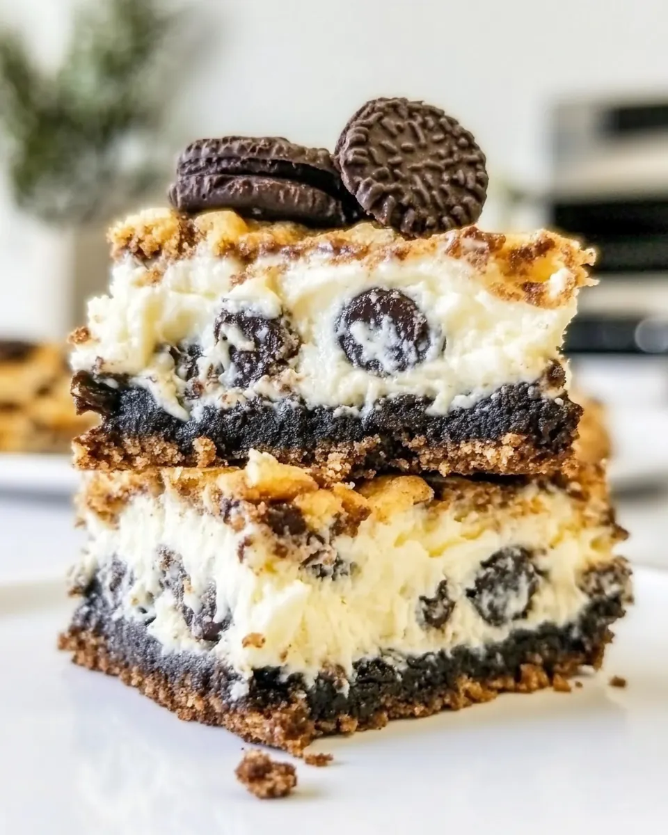 Cookies and Cream Gooey Bars