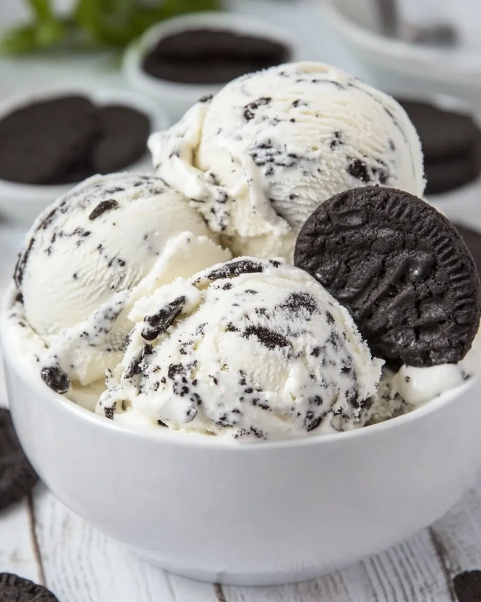 Cookies and Cream Ice Cream