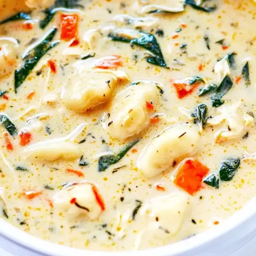 Copycat Olive Garden Chicken Gnocchi Soup