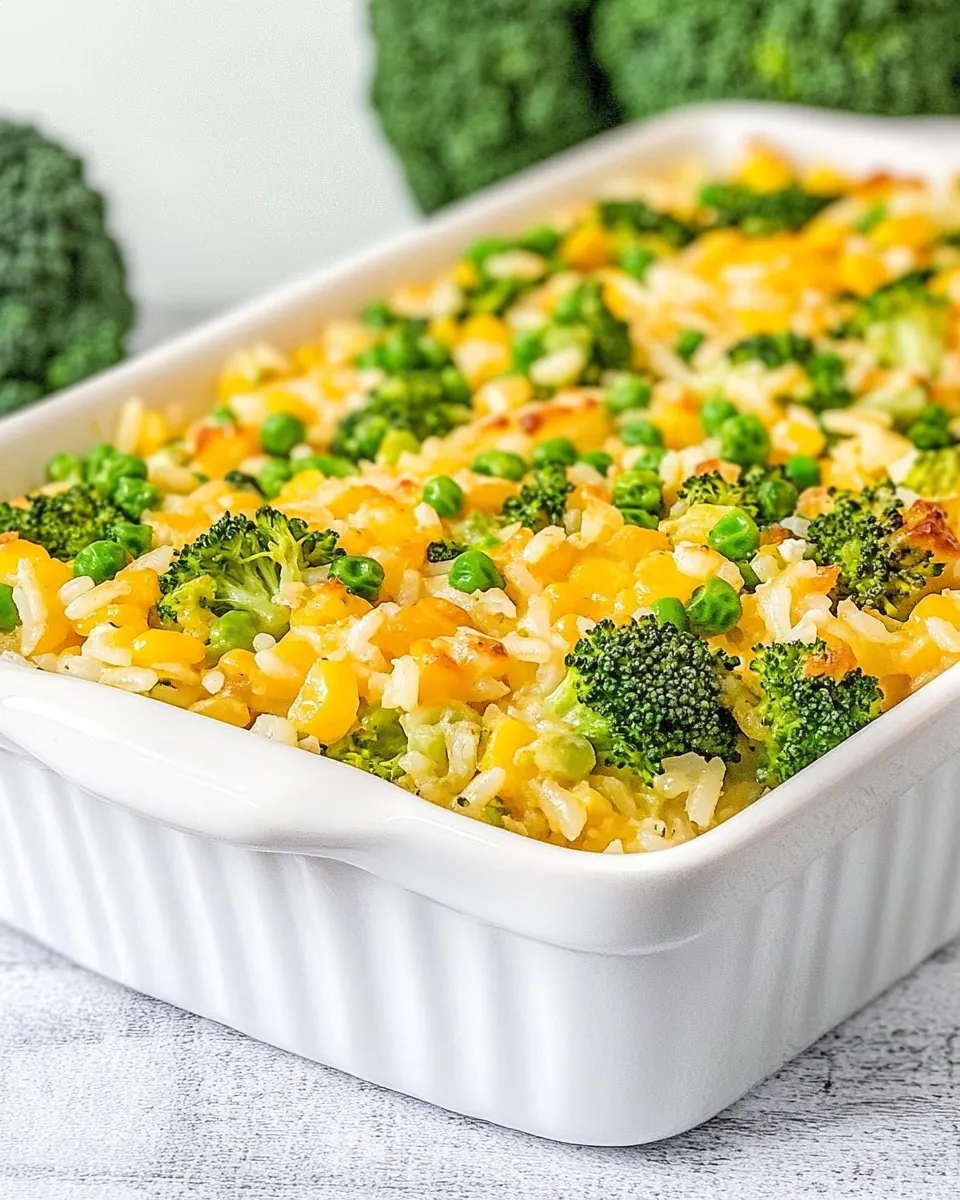 Corn and Broccoli Rice Casserole
