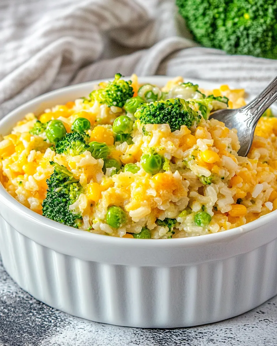 Corn and Broccoli Rice Casserole