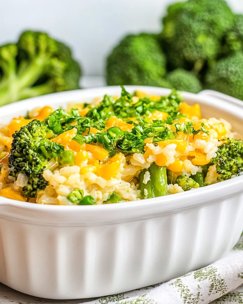 Corn and Broccoli Rice Casserole