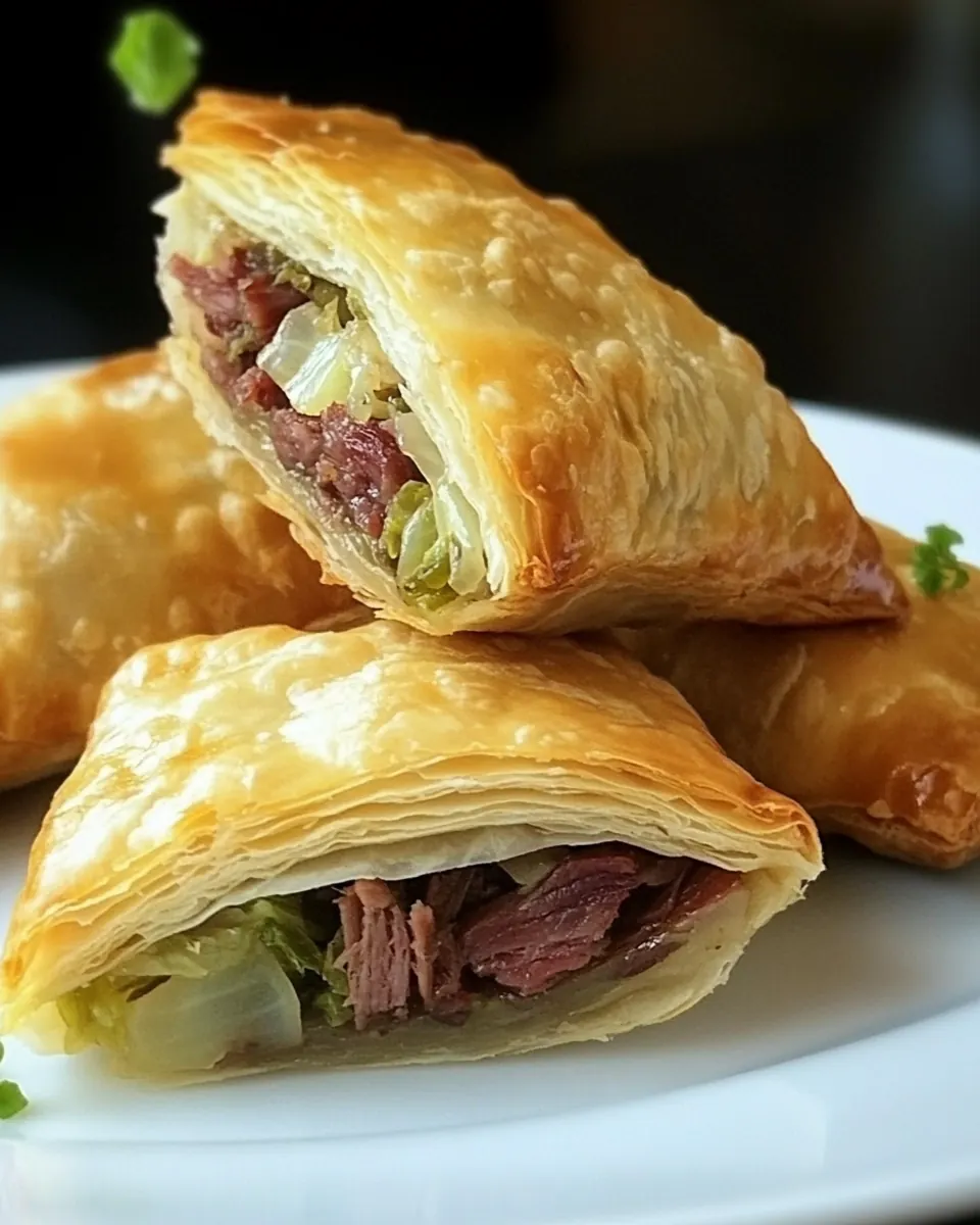 Corned Beef Cabbage Turnovers
