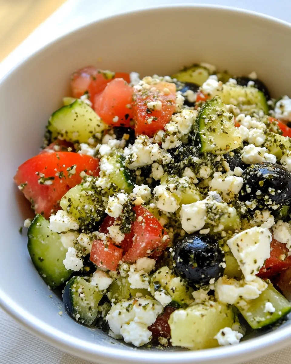 Cottage Cheese Salad with Za’atar