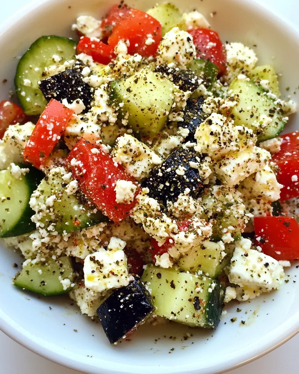 Cottage Cheese Salad with Za’atar