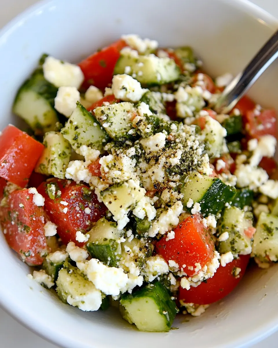 Cottage Cheese Salad with Za’atar