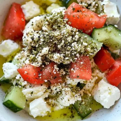 Cottage Cheese Salad with Za’atar