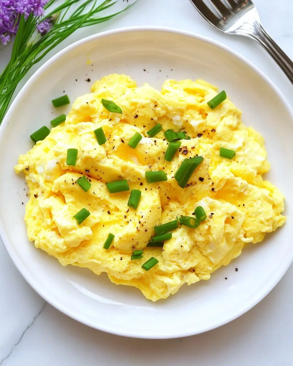 Cottage Cheese Scrambled Eggs