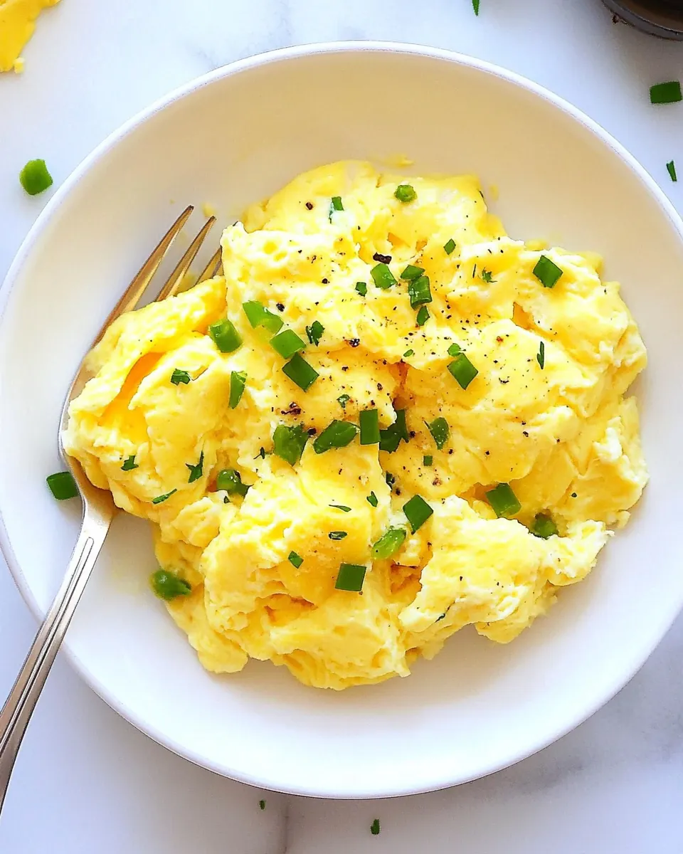 Cottage Cheese Scrambled Eggs