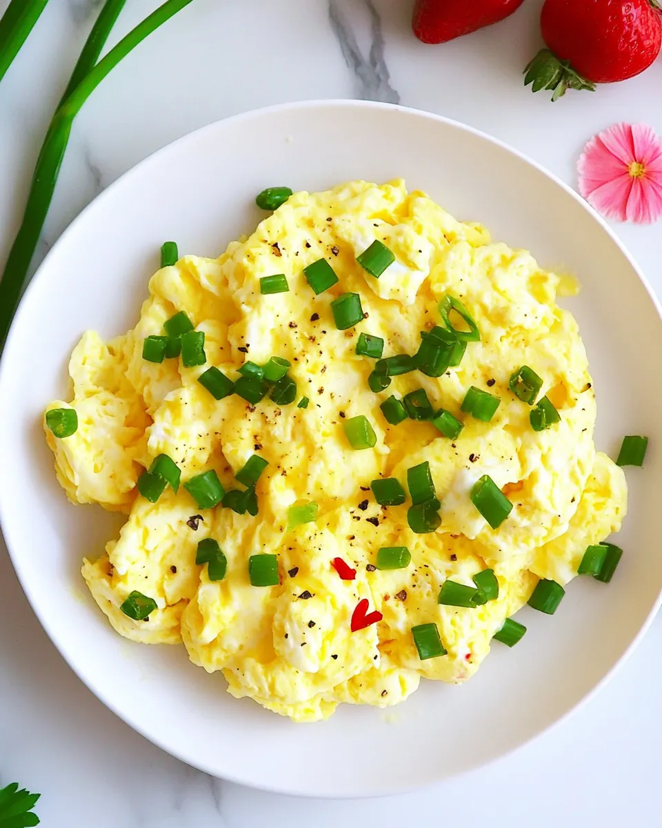 Cottage Cheese Scrambled Eggs