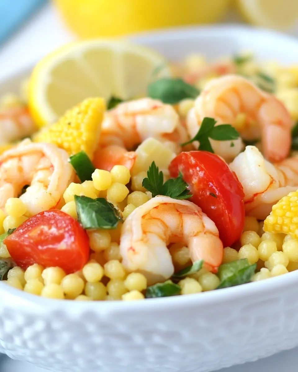 Couscous Salad with Shrimp