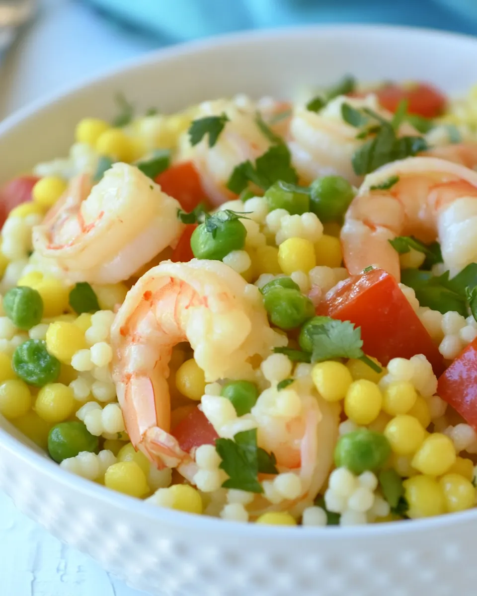 Couscous Salad with Shrimp