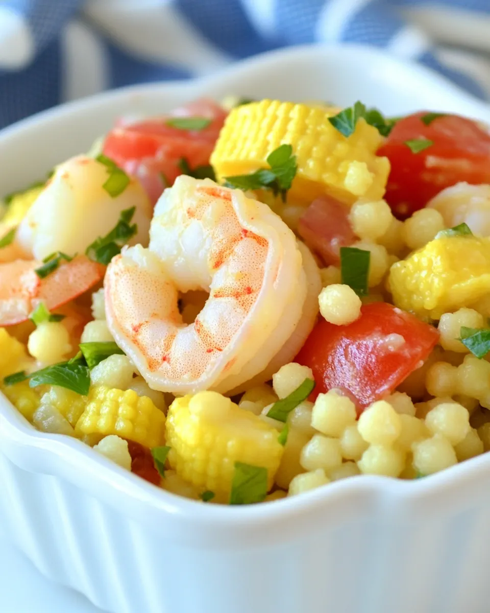 Couscous Salad with Shrimp