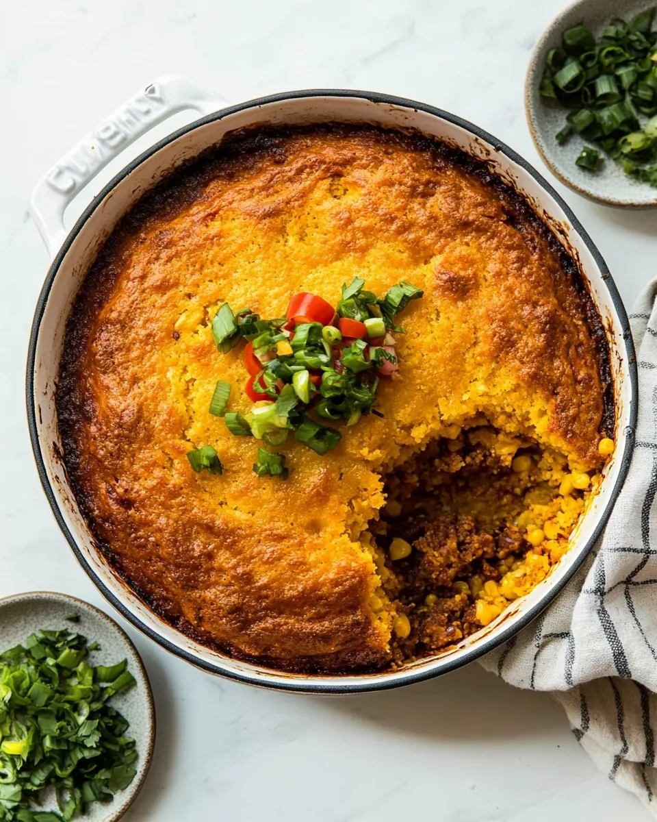 Cowboy Cornbread Casserole