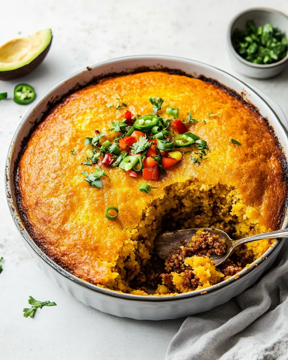 Cowboy Cornbread Casserole