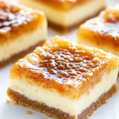 Creme Brulee Cheesecake Bars
