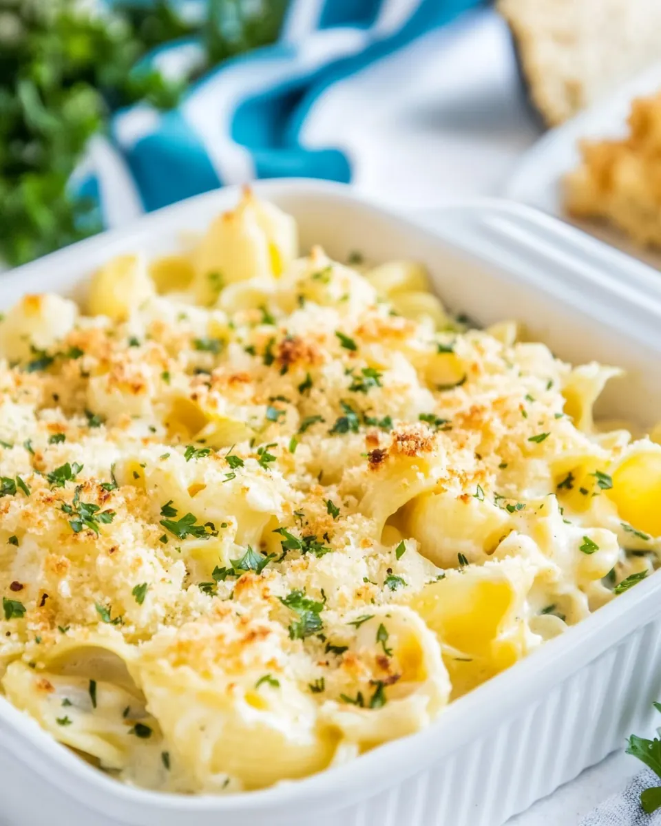 Crab Alfredo Shells