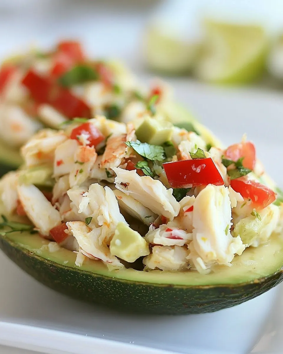 Crab Stuffed Avocado