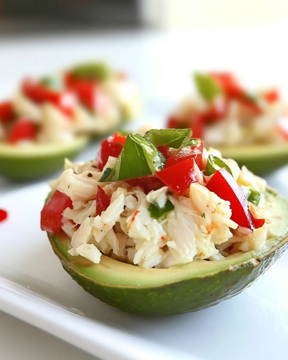 Crab Stuffed Avocado