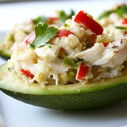 Crab Stuffed Avocado
