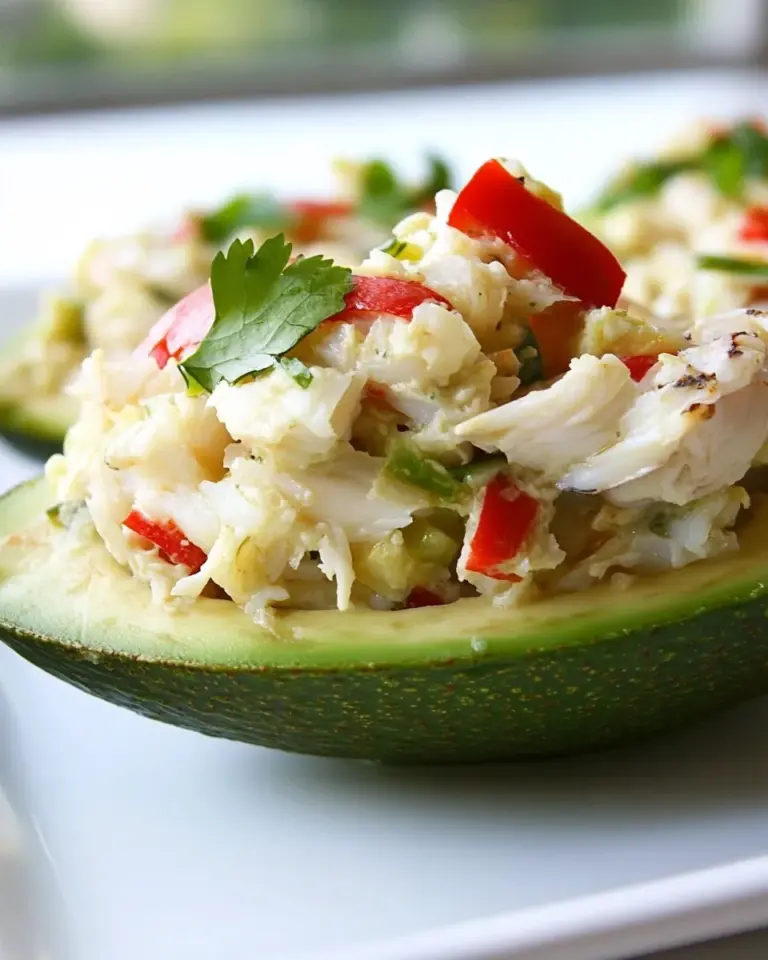 Crab Stuffed Avocado