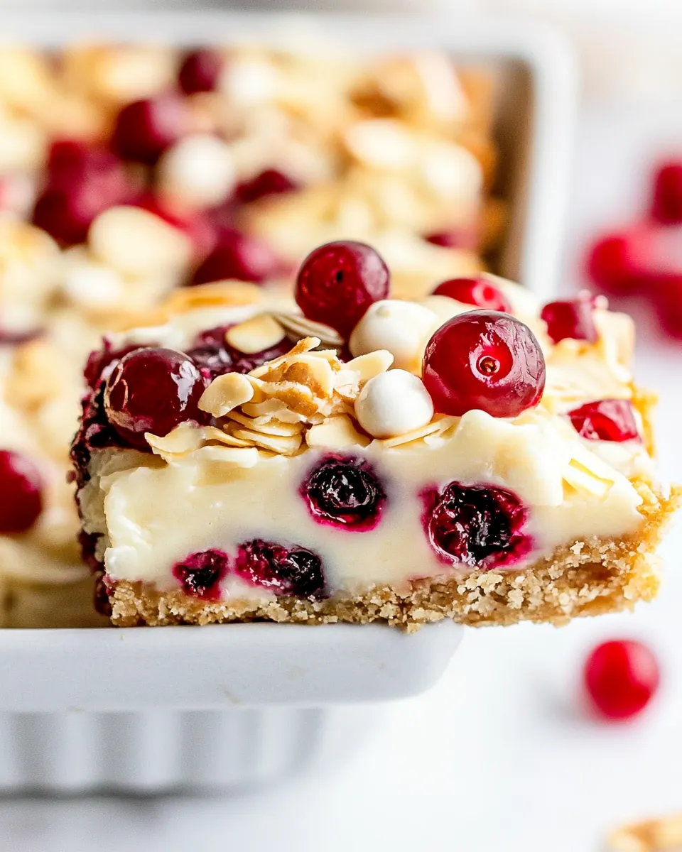Cranberry Bliss Bars