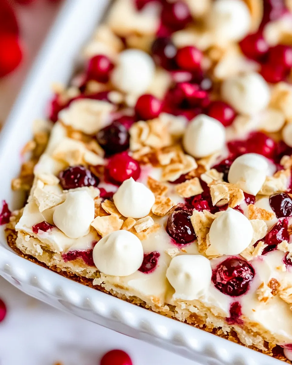 Cranberry Bliss Bars