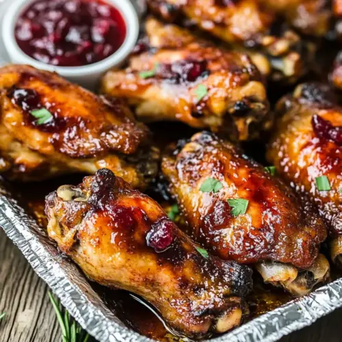 Cranberry Chicken Wings