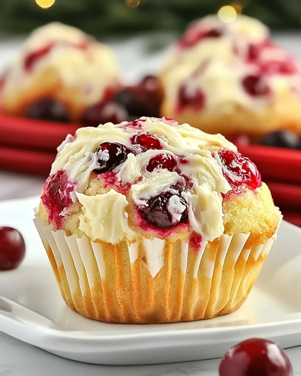 Cranberry Cream Cheese Muffins