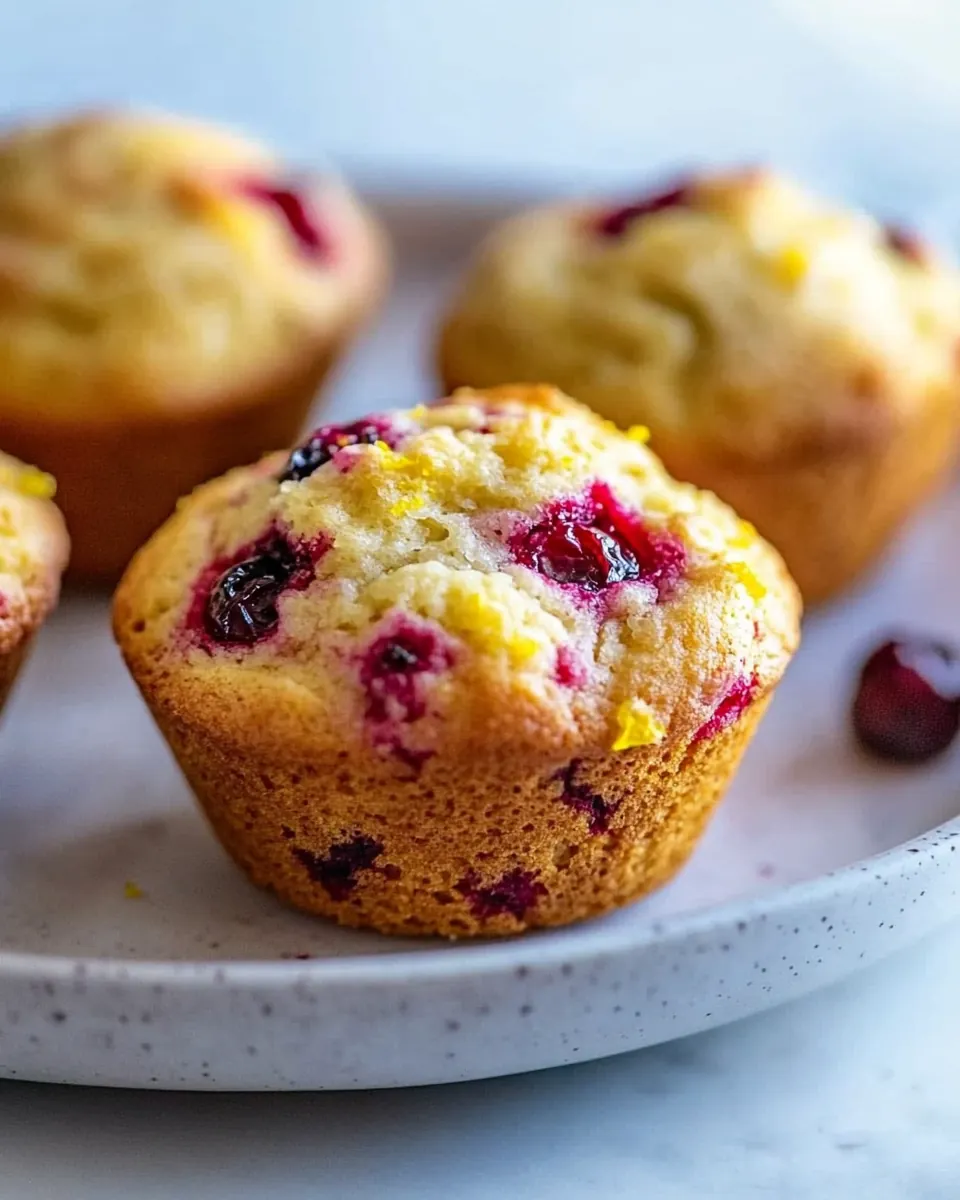 Cranberry Lemon Muffins