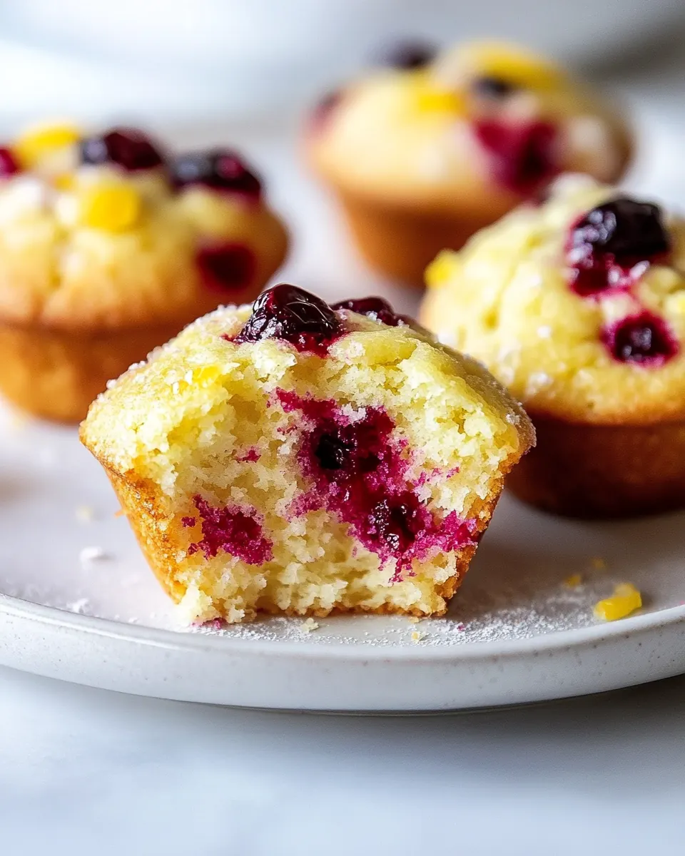 Cranberry Lemon Muffins