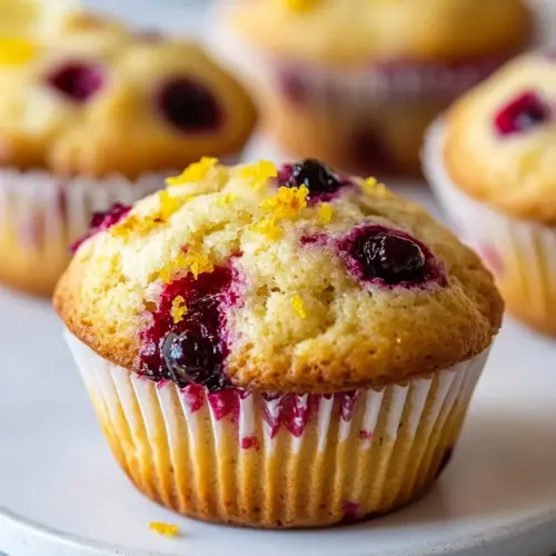Cranberry Lemon Muffins