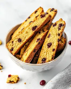 Cranberry Orange Biscotti