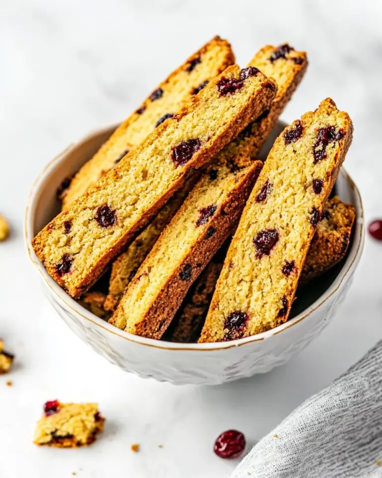 Cranberry Orange Biscotti