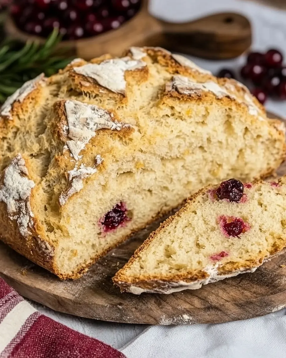 Cranberry Orange Irish Soda Bread