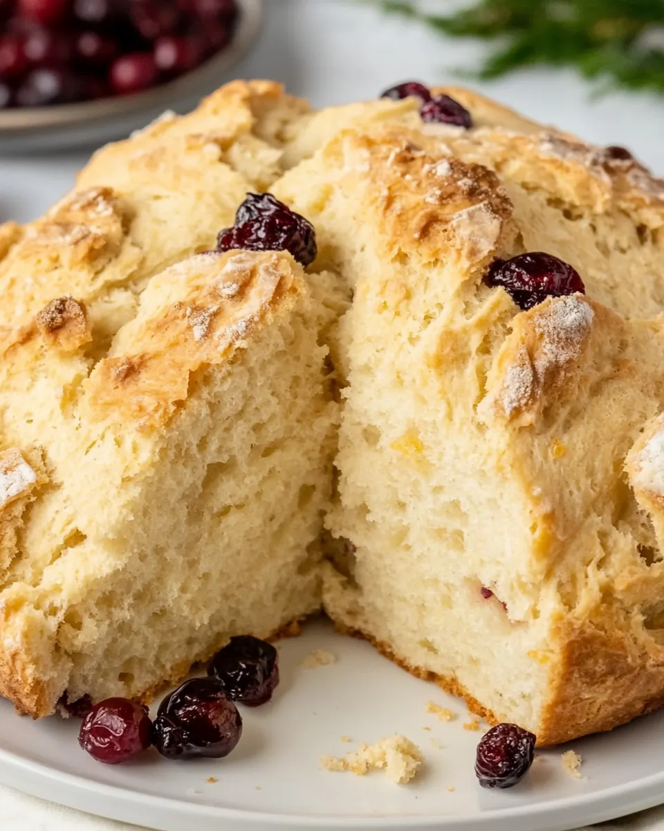 Cranberry Orange Irish Soda Bread