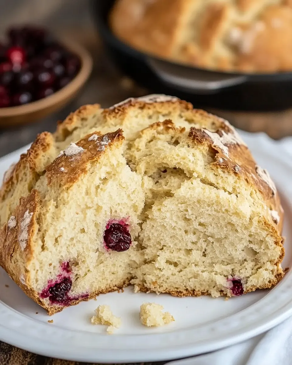 Cranberry Orange Irish Soda Bread