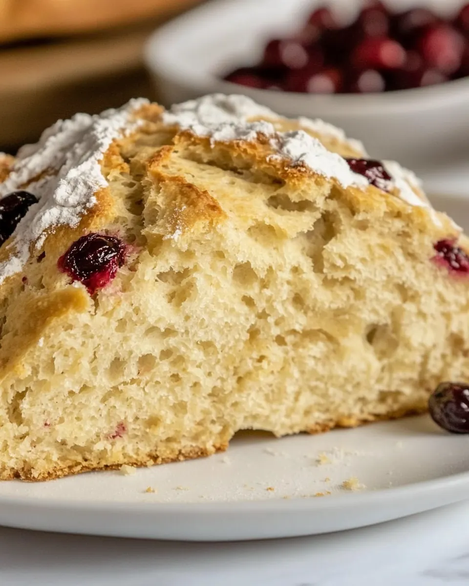 Cranberry Orange Irish Soda Bread