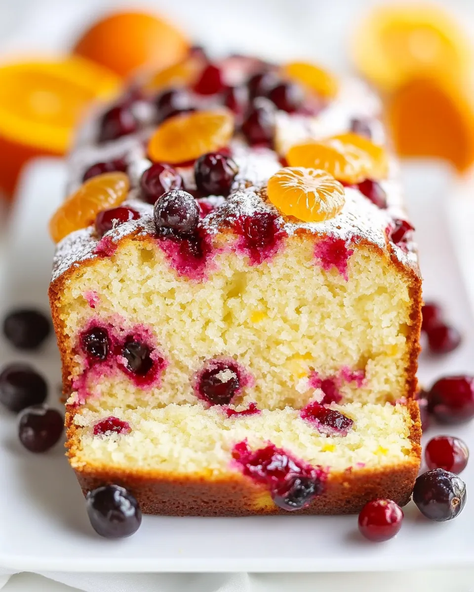 Cranberry Orange Loaf