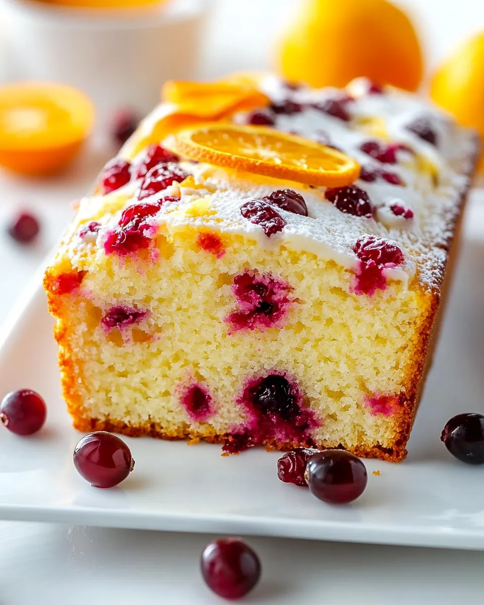 Cranberry Orange Loaf