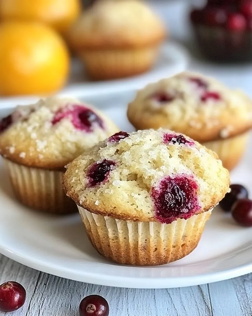 Cranberry Orange Muffins