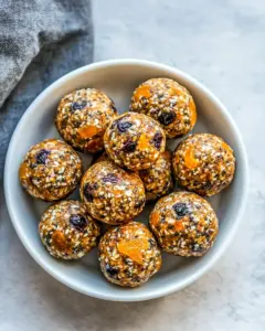 Cranberry Orange Protein Balls